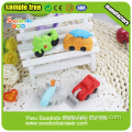 cool eraser for boys traffic rubber sets